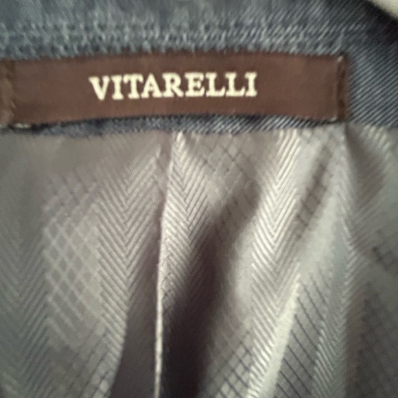 Vitarelli Italian Suit Jacket Sports Coat Gray • Used • Size: 46L/40W - Picture 9 of 9